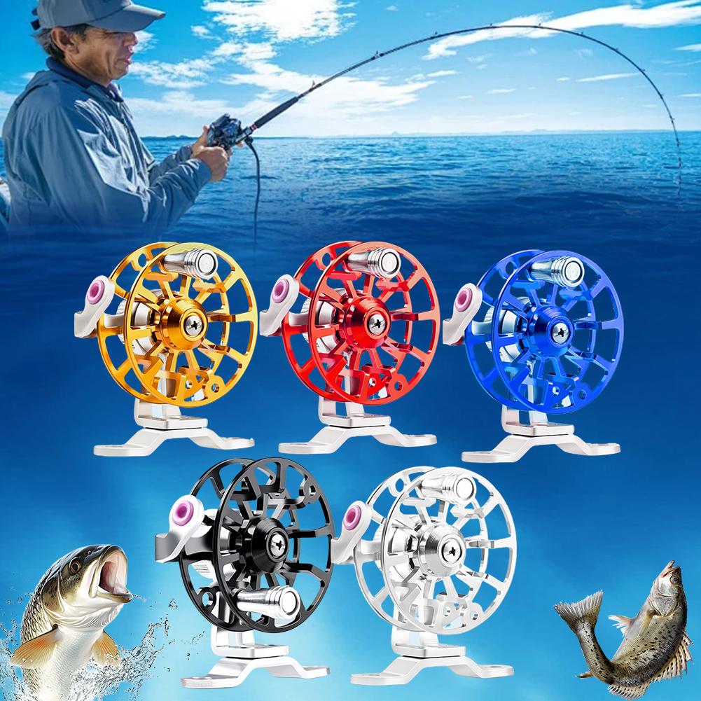 Mini pełnometalowy kołowrotek  – Ice Fishing Line recenzja i cena